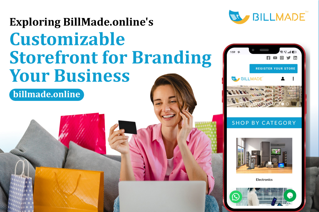 BillMade.online's Customizable Storefront for Branding Your Business