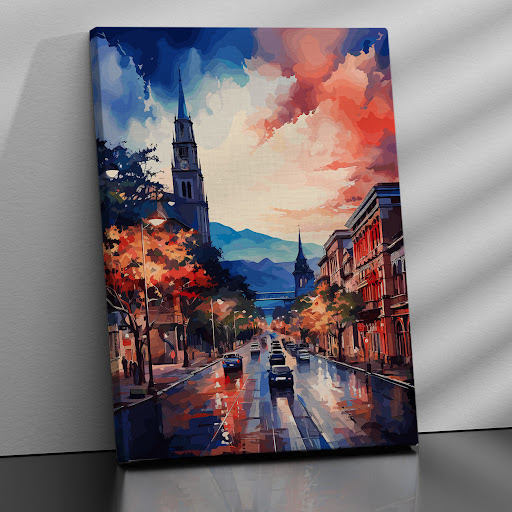 Cityscape Canvas Wall Art