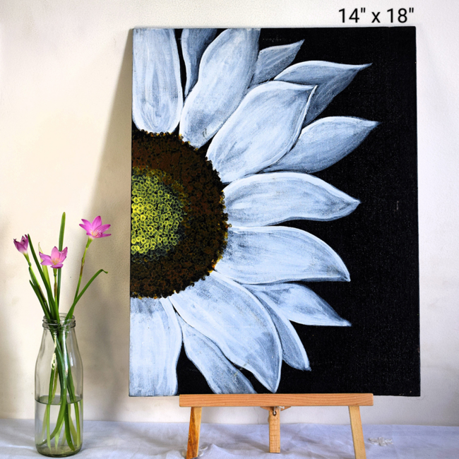 Floral Canvas Wall Painting